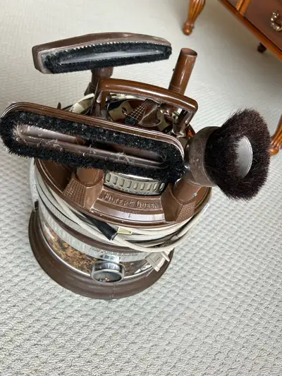 Fully functional, has all attachments. Works well, my aging MiL finds it too heavy to use. Great suc...