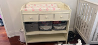 Pottery barn kids changing table dresser