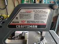 Craftsman 10in band saw