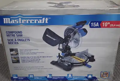 Mastercraft 15A 10 inch Compound Mitre Saw, View more