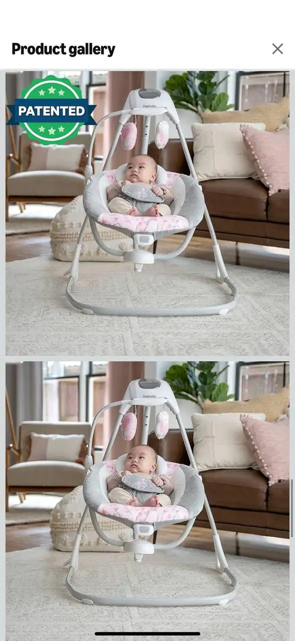 Ingenuity Simple Comfort Cradling Swing — Everston  in Playpens, Swings & Saucers in Kitchener / Waterloo - Image 8