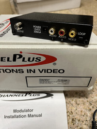 Channel Plus - 5415 - Digital, Frequency-Agile Video Modulator