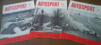 3 Old Magazines Autosport Britain's Motor Sporting Weekly 1959-6
