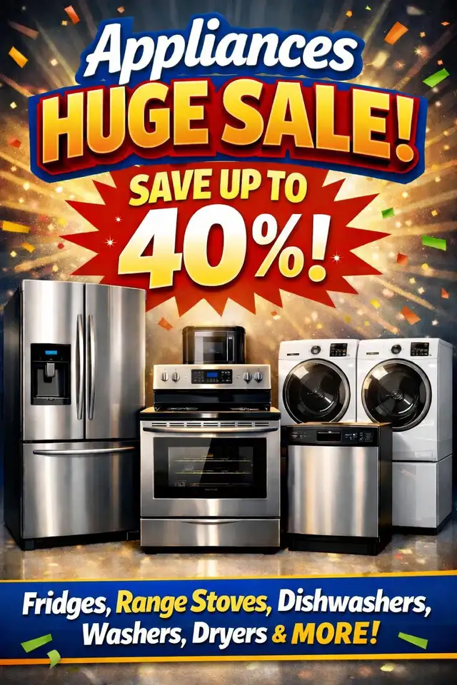 HUGE SALE On All Appliances Fridges, Stoves,Washers,Dryer & MORE in Refrigerators in London - Image 11
