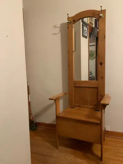 Hallway Bench with Mirror , View more