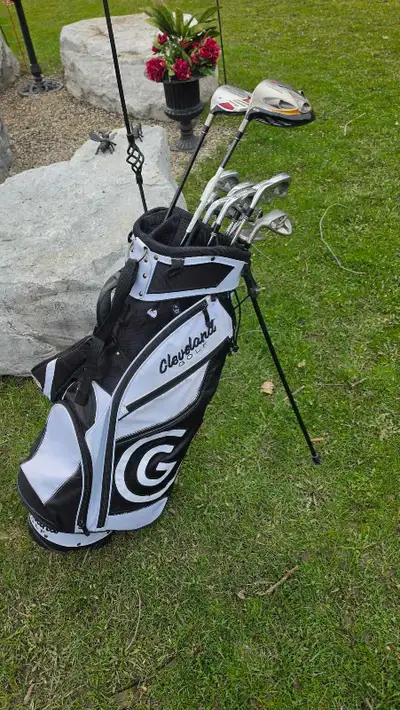 LEFT CLEVELAND Golf Clubs Irons Stand Bag TAYLORMADE Driver , View more