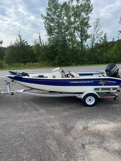 Will be getting some updated pictures this week. -Princecraft pro series 16’7 aluminum boat. Believe...