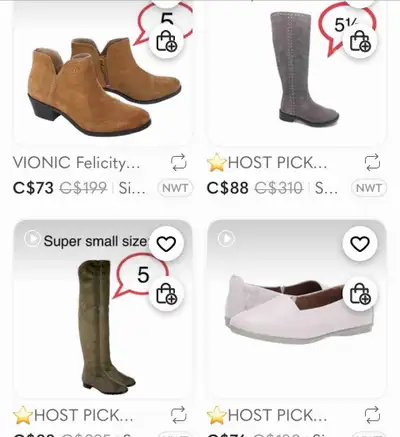 Size 5 Shoes (Designer) - Boots / Winter / Ballet / Flats, View more