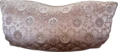 Antique Silk Floral Down Feather Pillow , View more