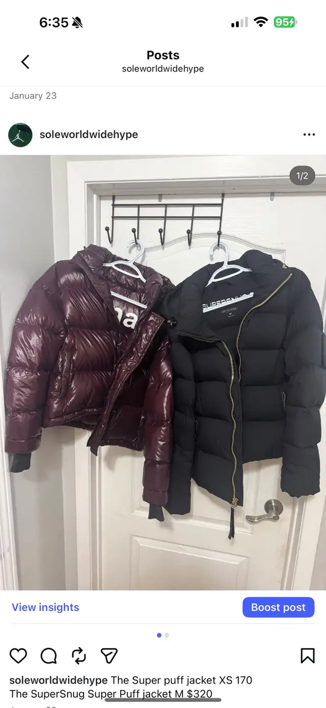 The Super puff jacket  in Women's - Tops & Outerwear in City of Toronto - Image 2