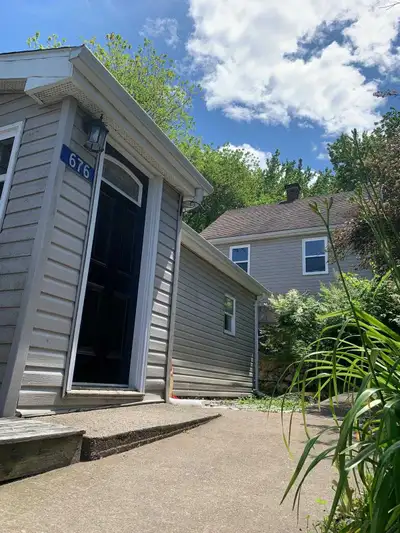 This charming 2 BDR home for rent is the perfect space for a home office or a couple in need for a b...
