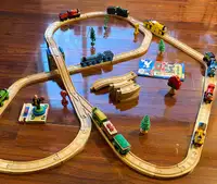 Thomas and Friends wooden trains and tracks