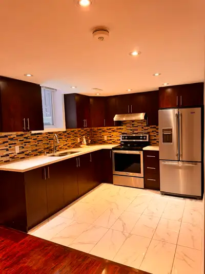 Two bedroom 1 bathroom Full kitchen small family area central AC and heating 1 garage parking in uni...