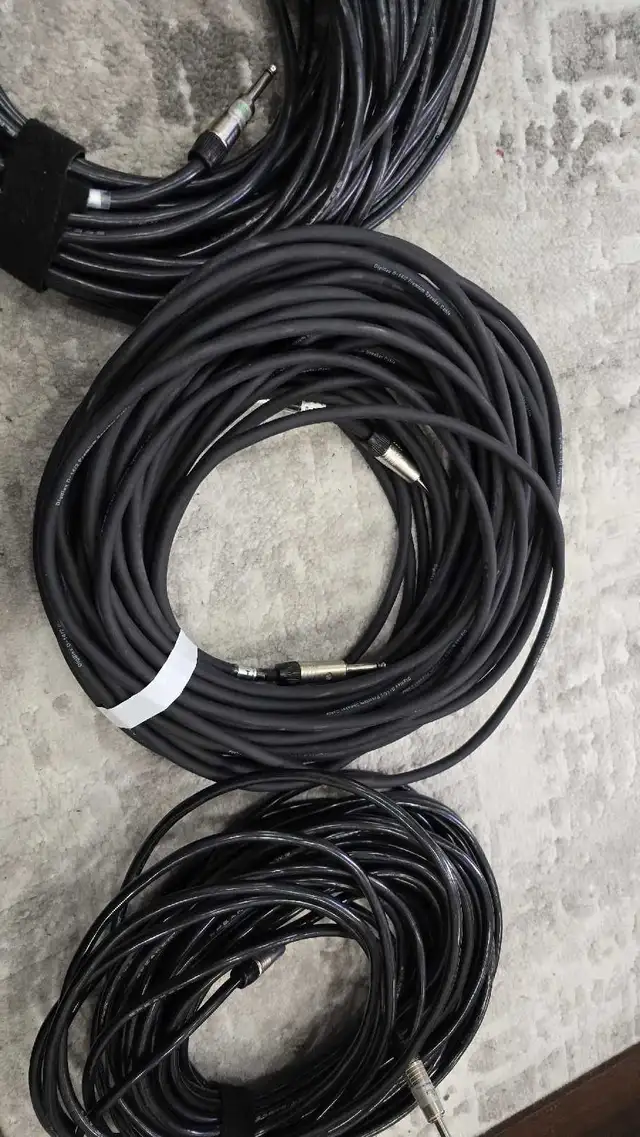 Professional speaker cables, 100 Ft each  in Performance & DJ Equipment in Oakville / Halton Region - Image 5