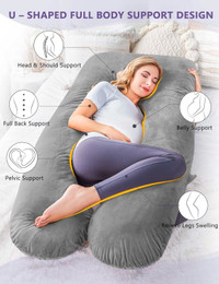 Meiz Unique U-Shaped Pregnancy Pillow - Full Body 
