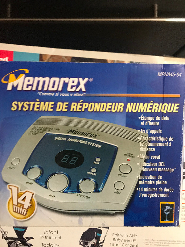 Répondeur Numérique à vendre dans Appareils électroniques  à Ville de Montréal - Image 2