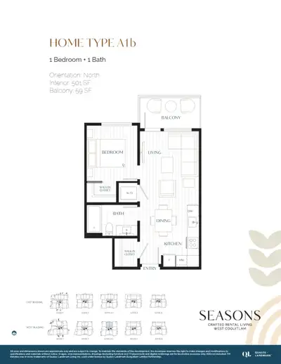 ✨1 Bedroom at SEASONS - Rent Special This Weekend! ✨ 1BR • West Coquitlam • Steps to Burquitlam SkyT...