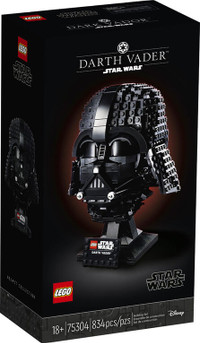 LEGO Darth Vader Helmet Set # 75304 Like New - Used with Box