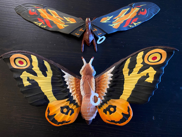 Mothra BANDAI Movie Monster Series vinyl godzilla figures in Toys & Games in Edmonton