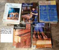 Fine Woodworking Magazines