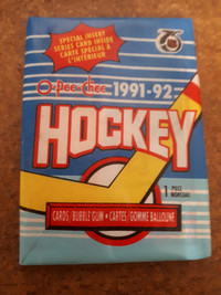 1991-92 O-Pee-Chee Hockey Unopened Packs