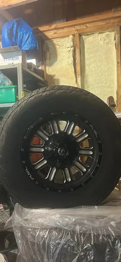 Toyo Open country tires and fuel mag rims, View more