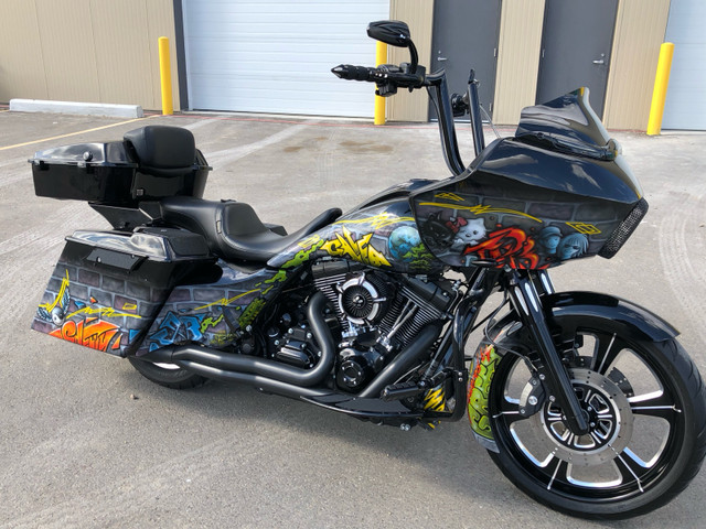 Road Glide Custom. Stage 2 Dyno Tuned  in Street, Cruisers & Choppers in Strathcona County