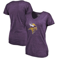 Minnesota Viking Ladies Distressed Tee -Purple 2XL -$25