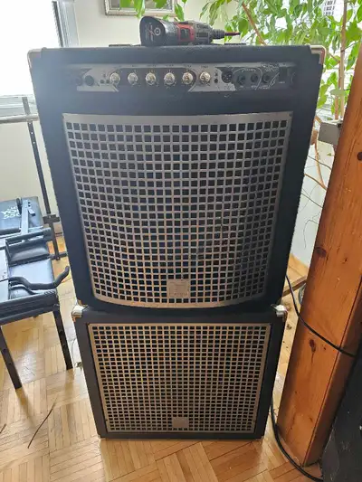Yorkville bass amp + bass, View more