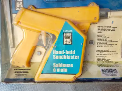 Sand blaster. Hand held, View more