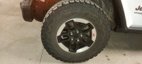Jeep 17" x 7.5" rims and tires