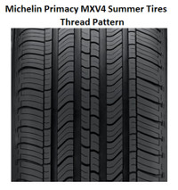 Tires/Rims - 5 Michelin Primacy MXV4 tires, 4 on steel rims