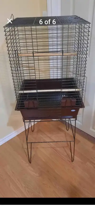 REDUCED!NOW $70 AS NEW LARGE HAGEN CAGE)STAND, View more