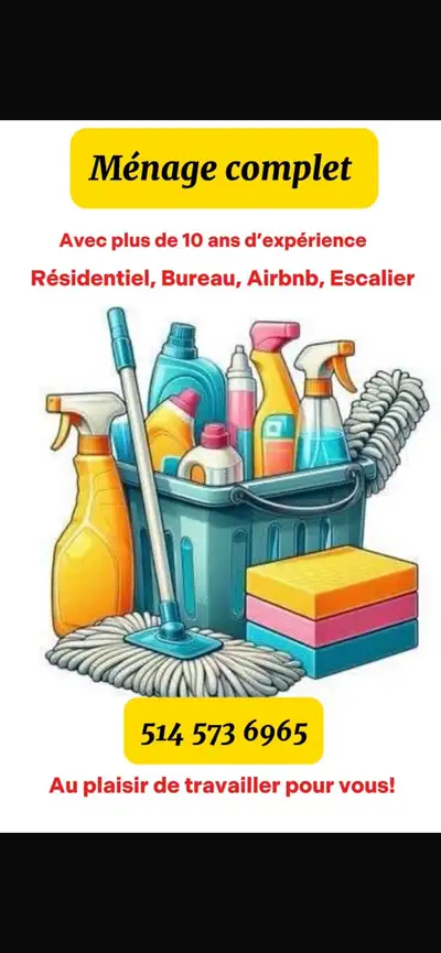 Femme d’entretien ménager d’expérimenté!, View more