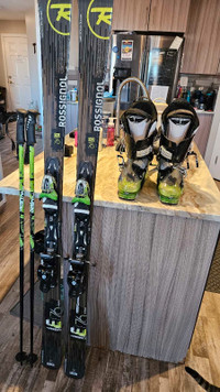 Rossignol skis and boots 