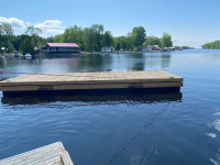 Steel Pontoon Floating Dock 8’ x 24’