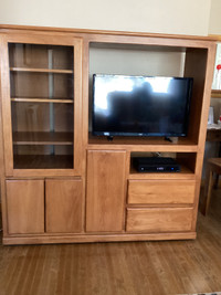 Oak TV cabinet for sale