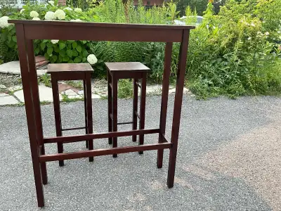 3 piece  bar table set, View more