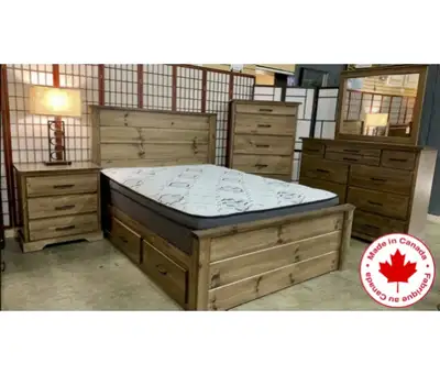 Bedroom Suites, $1999 to $3999, MADE TO ORDER IN BC, solid wood., View more