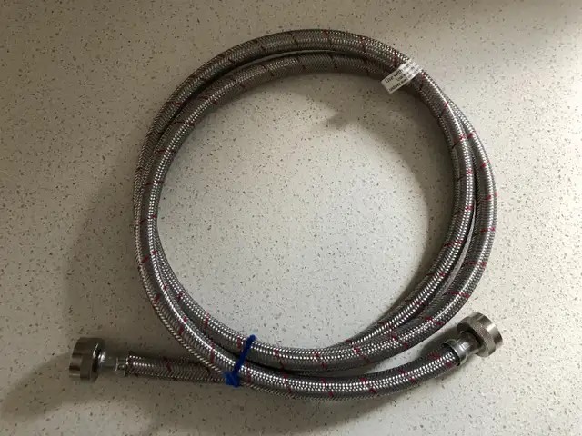 NEW  6FT  BRAIDED  WASHING  MACHINE  HOSE in Washers & Dryers in Kitchener / Waterloo - Image 2