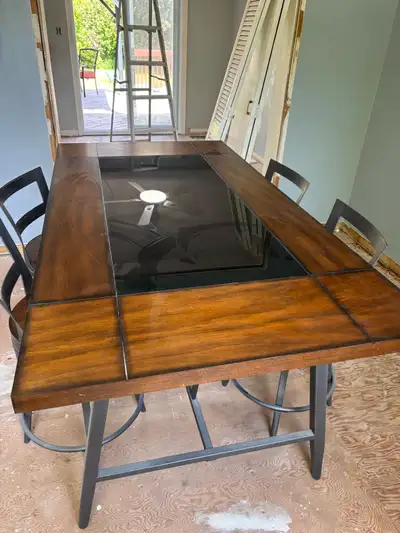 Dining table and chairs , View more