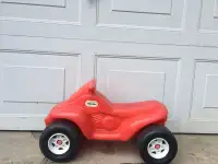 Vintage Little Tikes Red ride on four wheeler