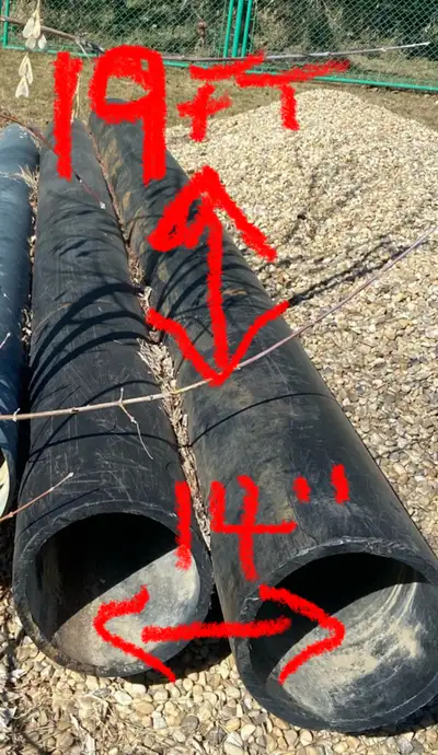 2 - black long- 19ft x 14” 1 - metal - 116” x 12”. “B” 1 - BLUE - 194 x 18”. “A” Prices vary sizes v...