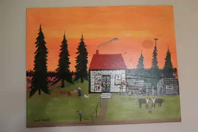 FRED TRASK PAINTINGS (Canadian Folk Art), View more