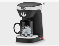 Star Wars 1-Cup Coffee Maker with Chewbacca Mug DetailsDetails