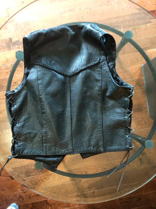 Buffalo Leather Vest. Perfect Condition Size 44 in Men's in Victoria - Image 2