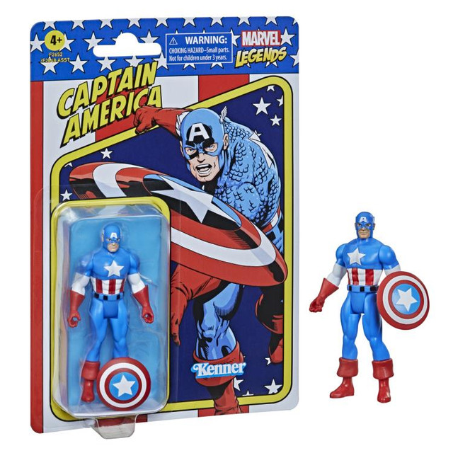 Marvel Legends Retro 3.75 inch Captain America & Falcon Figures in Toys & Games in Trenton