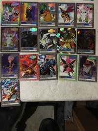 Vintage ultimate and champion digimon cards 2000 1999