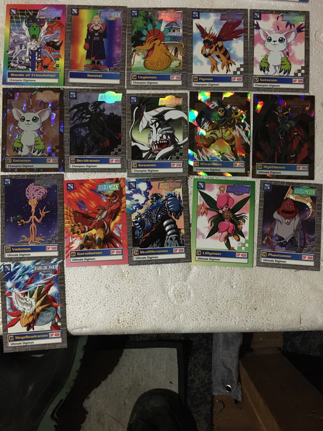 Vintage ultimate and champion digimon cards 2000 1999 in Arts & Collectibles in Mississauga / Peel Region
