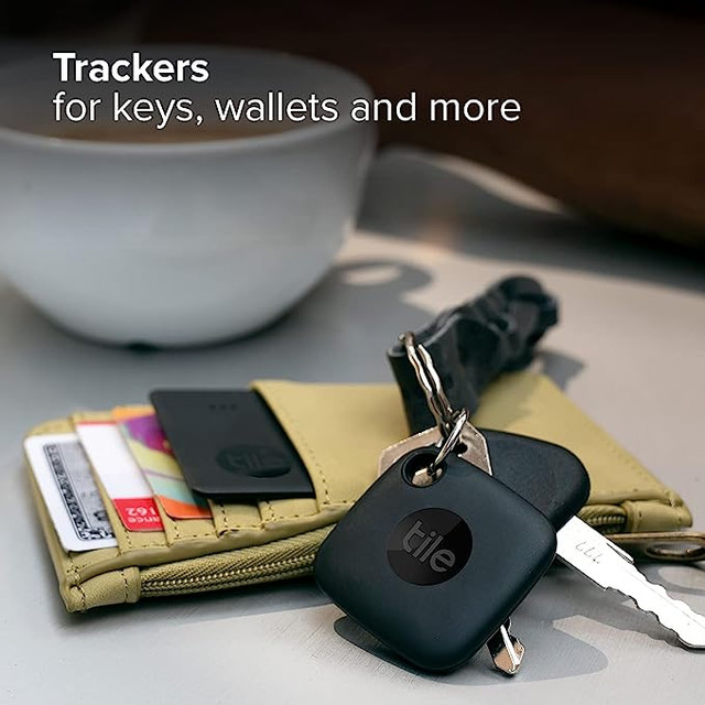 TILE 2-pack Bluetooth Wallet & Key Finder - iOS and Android in General Electronics in Calgary